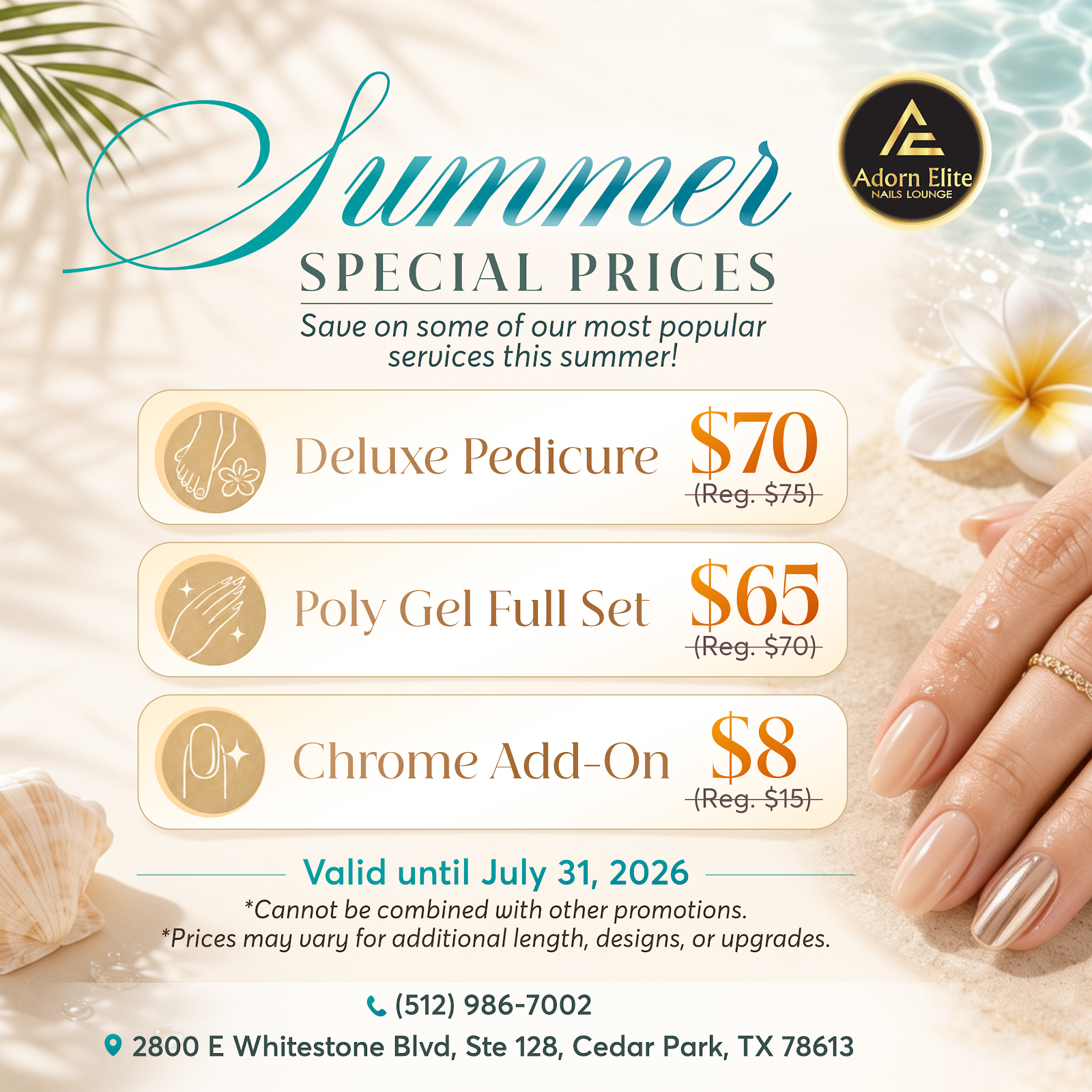 Adorn Elite Nails Lounge in Cedar Park nail photo 3